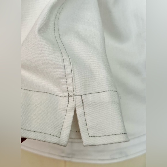 Alfred Dunner White Blazer with Textured Fabric and Rhinestone Accents (741) - Picture 8 of 13